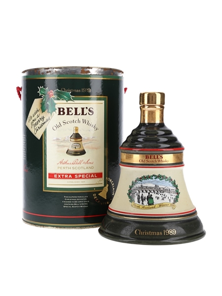 Bell's Christmas 1989 Ceramic Decanter Perth Winter 1895 75cl / 43%