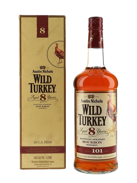 Wild Turkey 8 Year Old 101 Proof  100cl / 50.5%