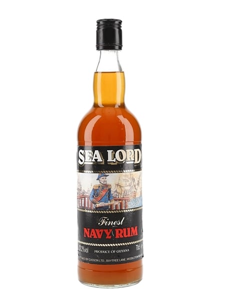 Sea Lord Finest Navy Rum Bottled 1990s - Casson Ltd 70cl / 37.2%