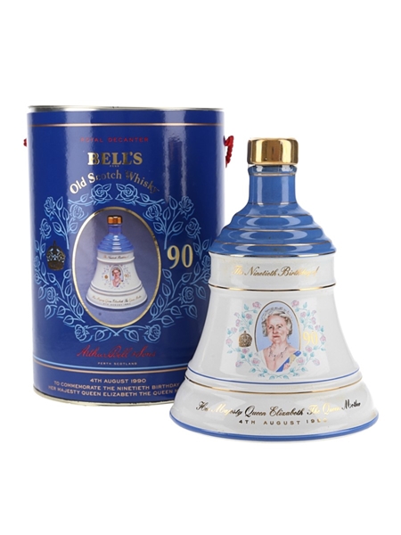 Bell's Ceramic Decanter The Queen Mother's 90th Birthday 75cl / 43%