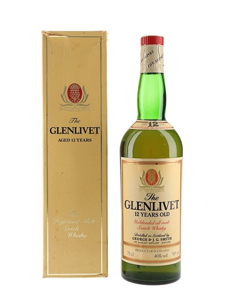 Glenlivet 12 Year Old Bottled 1970s-1980s 75cl / 40%
