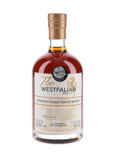 The Westfalian 2012 German Single Grain Whisky 50cl / 62.5%