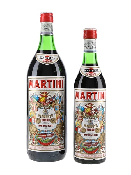 Martini Rosso Vermouth Bottled 1980s 150cl & 75cl / 17%