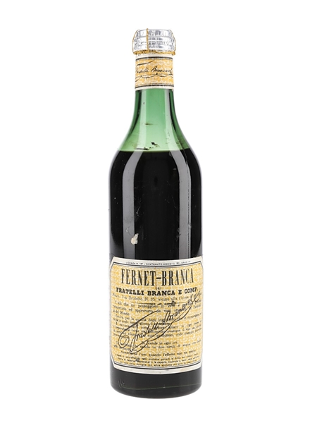 Fernet Branca Bottled 1950s 50cl / 45%