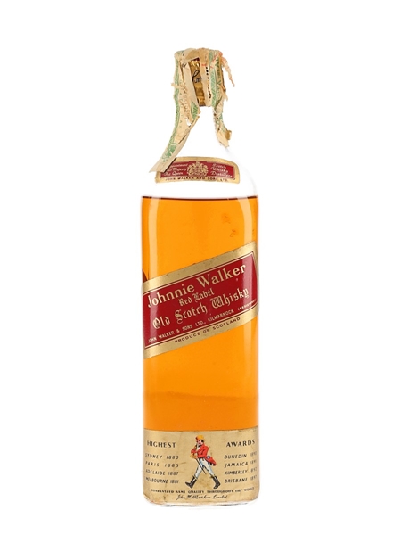 Johnnie Walker Red Label Bottled 1960s 75.7cl