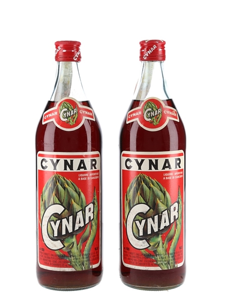 Cynar Bottled 1970s-1980s 2 x 100cl / 16.5%