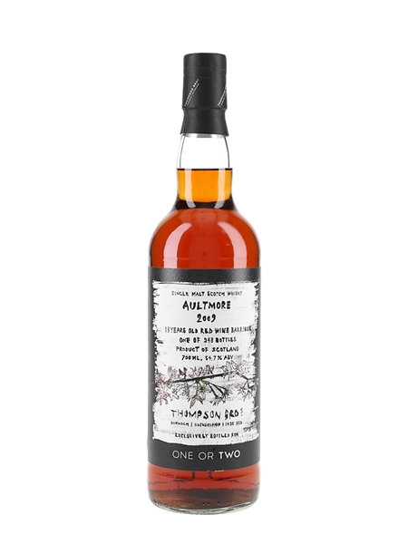 Aultmore 2009 13 Year Old Bottled 2022 - Thompson Bros - One Or Two 70cl / 54.7%