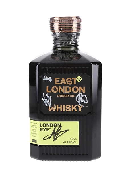 East London Liquor Company Rye Whisky Signed 70cl / 47.2%