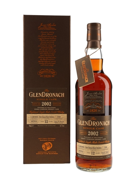 Glendronach 2002 12 Year Old Pedro Ximenez Puncheon Bottled 2014 70cl / 56.7%