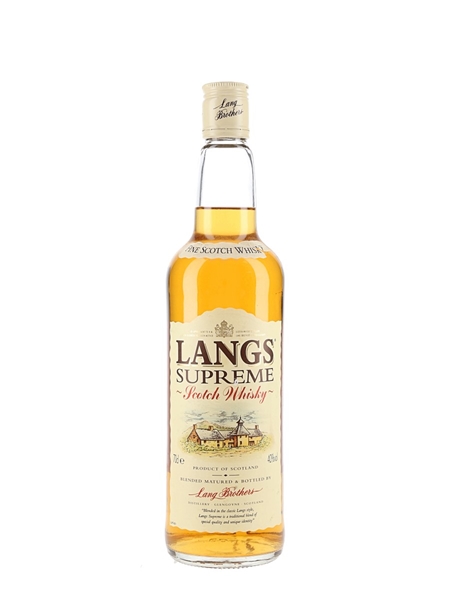 Langs Supreme Bottled 190s 70cl / 40%