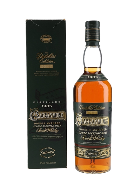 Cragganmore 1985 Distillers Edition Bottled 2000 70cl / 40%