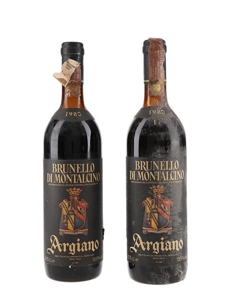 1980  Brunello Di Montalcino Argiano 2 x 75cl / 13.5%