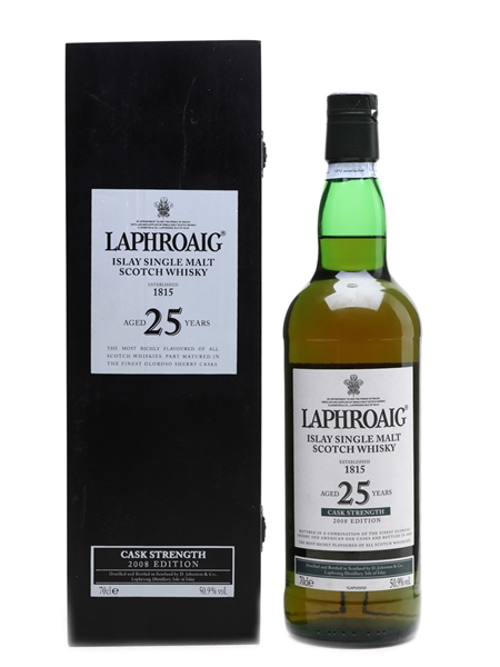 Laphroaig 25 Year Old 2008 Cask Strength Editon 70cl / 50.9%