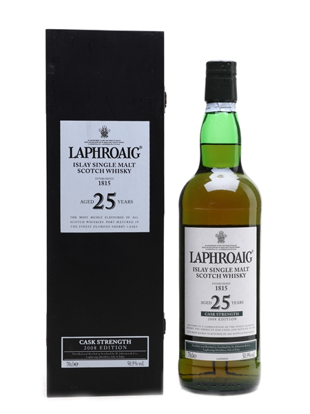 Laphroaig 25 Year Old 2008 Cask Strength Edition 70cl / 50.9%