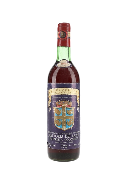 1975 Brunello Di Montalcino Fattoria Dei Barbi 72cl / 12.8%