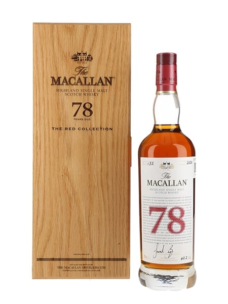 Macallan 78 Year Old The Red Collection Bottled 2020 70cl / 42.2%