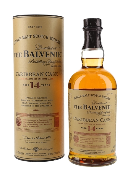 Balvenie 14 Year Old Caribbean Cask 70cl / 43%