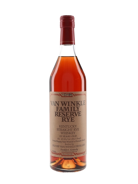 Van Winkle 13 Year Old Family Reserve Rye Bottled 2015 75cl / 47.8%