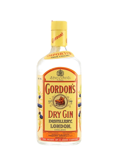 Gordon's Dry Gin Bottled 1990s 70cl / 38%