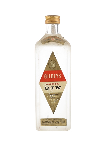 Gilbey's London Dry Gin Bottled 1950s - Cinzano 75cl / 46.2%