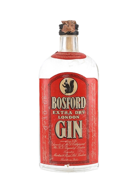 Bosford Dry London Gin Bottled 1960s 75cl / 46%