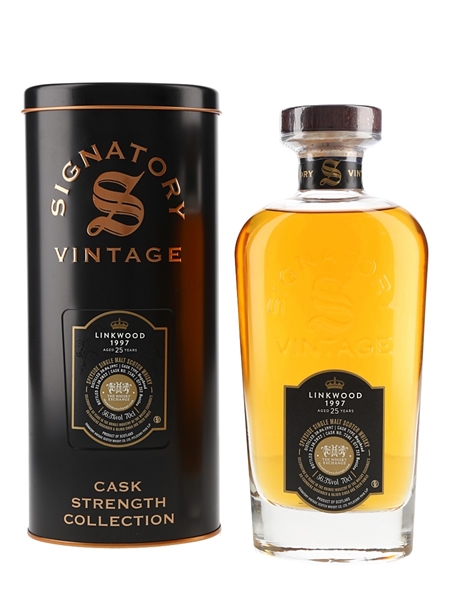 Linkwood 1997 25 Year Old Cask Strength Collection Bottled 2022 - Signatory Vintage - The Whisky Exchange 70cl / 56.3%