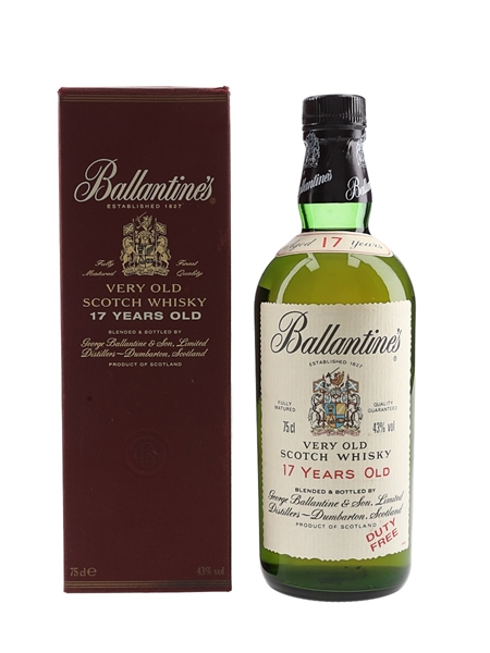 Ballantine's 17 Year Old Bottled 1980s 75cl / 43%