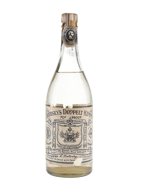 Trotosky's Doppelt Kummel Bottled 1950s 70cl / 40%