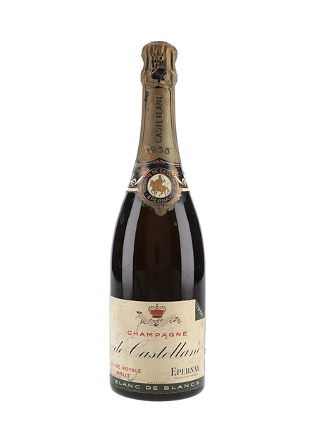 1955 Champagne De Castellane Cuvee Royale Brut Blanc de Blancs 75cl /