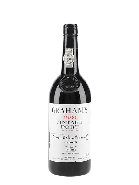 1980 Graham's Vintage Port Bottled 1982 75cl