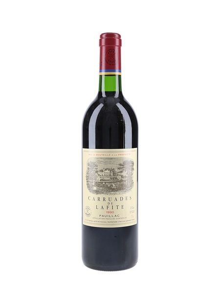1990 Carruades De Lafite Rothschild Second Wine Of Chateau Lafite 75cl / 12.5%