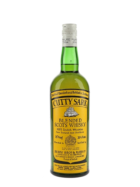 Cutty Sark Bottled 1970s 75.7cl / 40%
