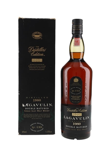 Lagavulin 1980 Distillers Edition White Horse Distillers 100cl / 43%