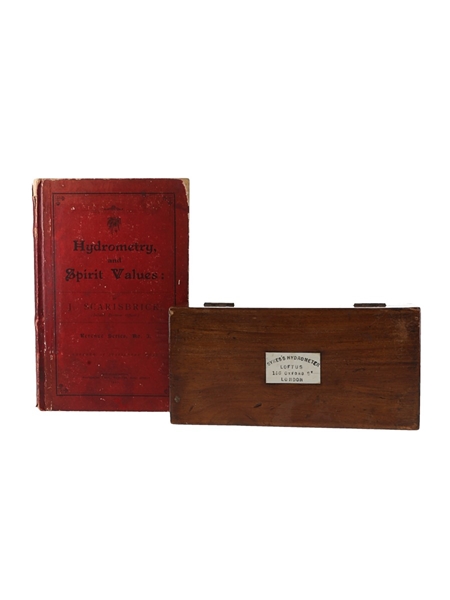 Sikes's Hydrometer Late 19th Century & Hydrometry And Spirit Values Book  Memorabilia