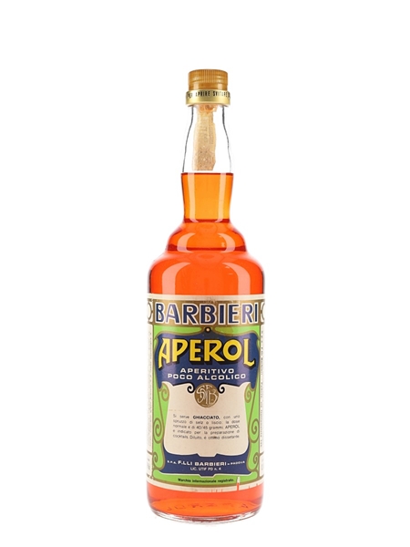 Aperol Barbieri Bottled 1980s 100cl / 11%