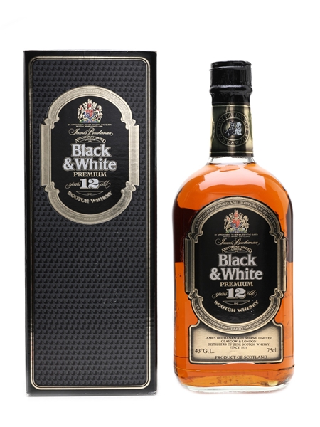 Black & White 12 Year Old Premium  75cl / 43%