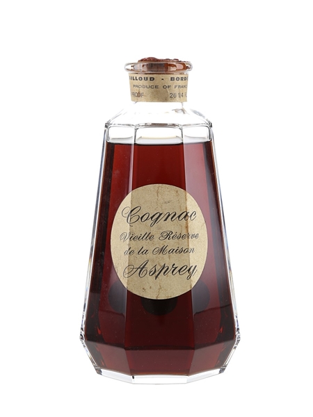 Asprey Vieille Reserve De La Maison Cognac Bottled 1960s - Baccarat Crystal Decanter 75cl / 40%