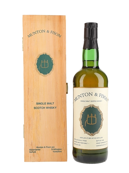 Ben Wyvis 1972 Bottled 1989 - Munton & Fison 75cl / 54.4%