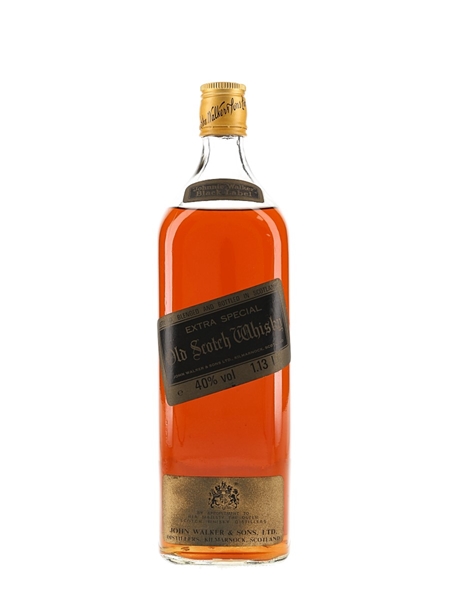 Johnnie Walker Black Label Extra Special Bottled 1980s 113cl / 40%