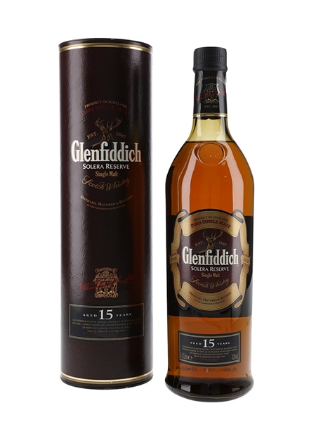 Glenfiddich 15 Year Old Solera Reserve 100cl / 43%