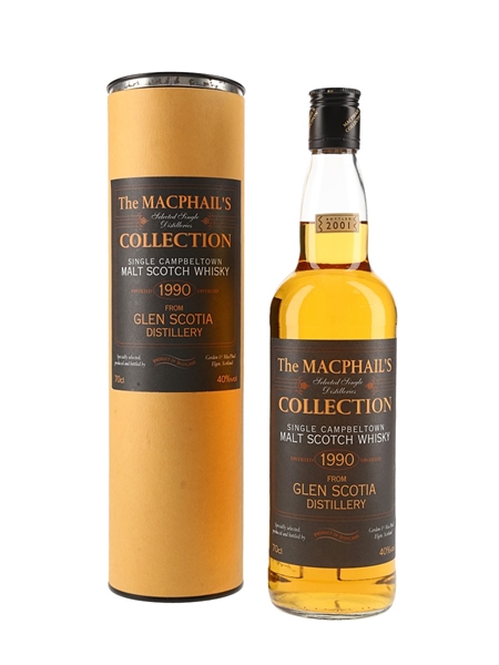 Glen Scotia 1990 MacPhail's Collection Bottled 2001 - Gordon & MacPhail 70cl / 40%