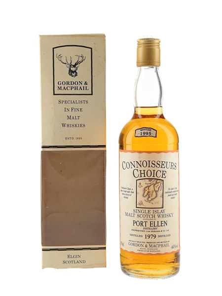 Port Ellen 1979 Connoisseurs Choice Bottled 1995 - Gordon & MacPhail 70cl / 40%