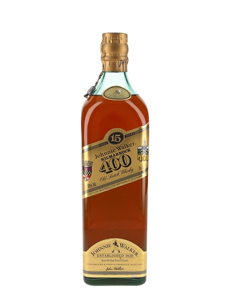 Johnnie Walker Kilmarnock 400 15 Year Old Bottled 1990s 75cl / 43%