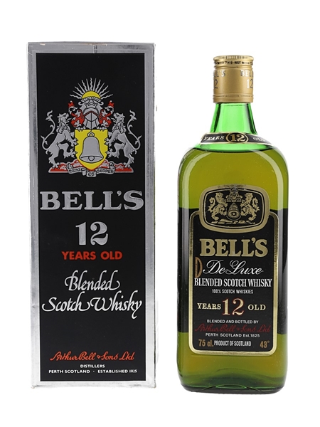 Bell's 12 Year Old De Luxe Bottled 1980s 75cl / 43%