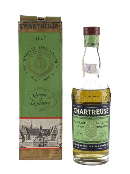 Chartreuse Green Bottled 1956-1964 37cl / 55%