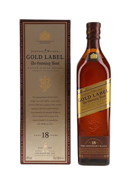 Johnnie Walker Gold Label 18 Year Old The Centenary Blend 70cl / 40%