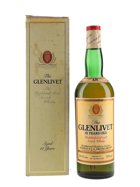 Glenlivet 12 Year Old Bottled 1970s 75.7cl / 40%