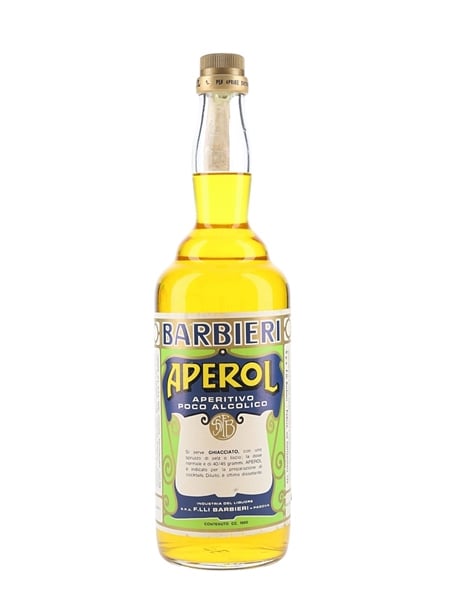 Aperol Barbieri Bottled 1970s 100cl / 11%