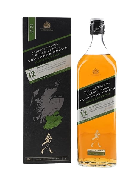 Johnnie Walker Black Label 12 Year Old Lowlands Origin 100cl / 42%
