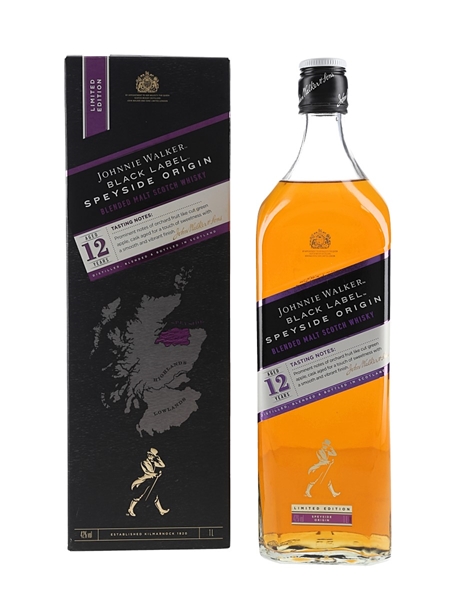 Johnnie Walker Black Label 12 Year Old Speyside Origin 100cl / 42%